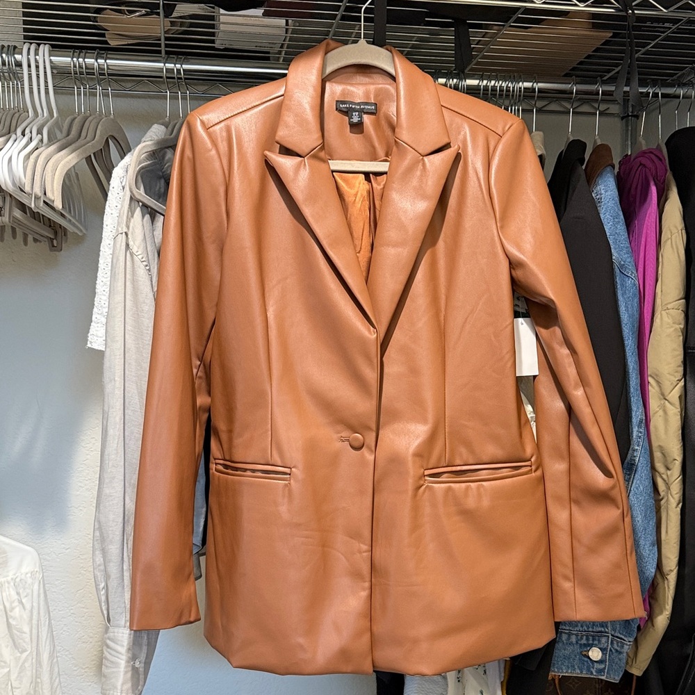 Saks Fifth Avenue Tan Blazer